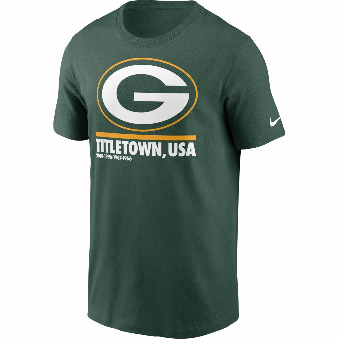 Green Bay Packers Hometown Collection Title Town T-Shirt - Green - Nike