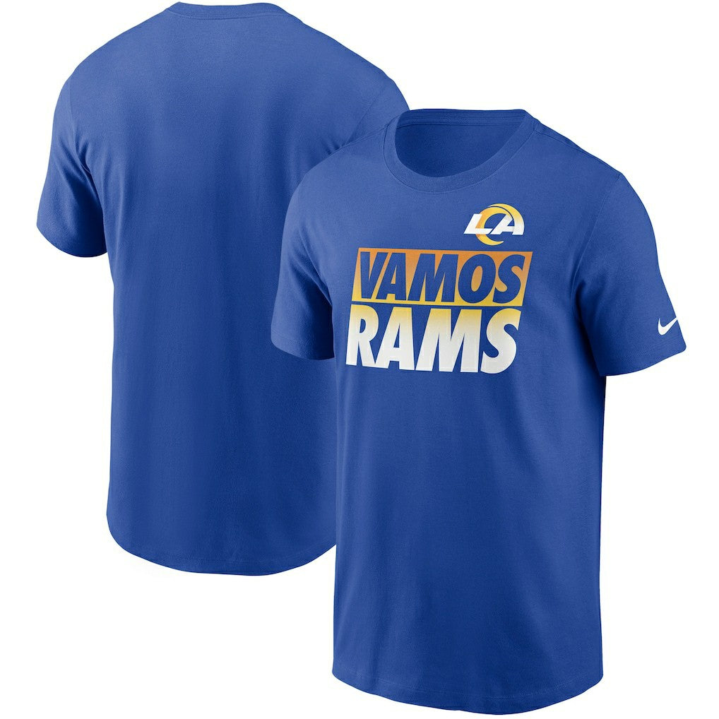 Los Angeles Rams Hometown Collection Vamos T-Shirt - Royal - Nike