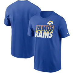 Los Angeles Rams Hometown Collection Vamos T-Shirt - Royal - Nike
