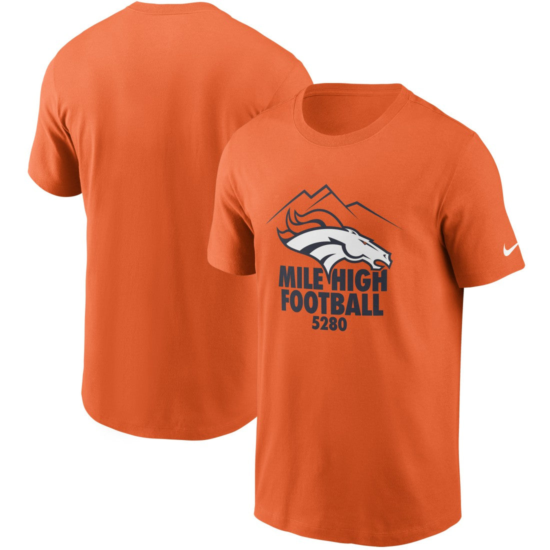Denver Broncos Hometown Collection 5,280 T-Shirt - Orange - Nike