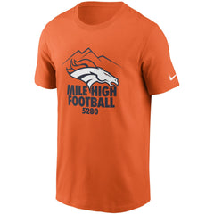 Denver Broncos Hometown Collection 5,280 T-Shirt - Orange - Nike