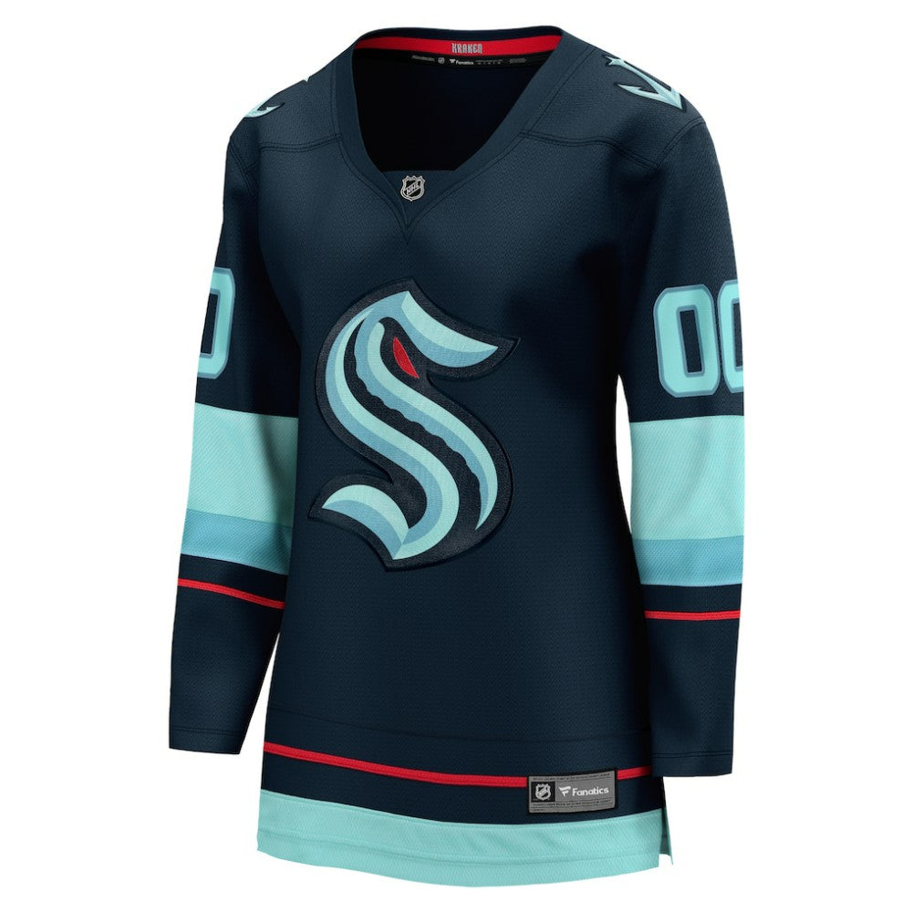Seattle Kraken Fanatics Women's Home Breakaway Custom Jersey - Deep Sea Blue | Fanatics discount