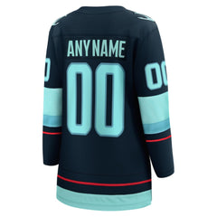Seattle Kraken Fanatics Women's Home Breakaway Custom Jersey - Deep Sea Blue | Fanatics discount