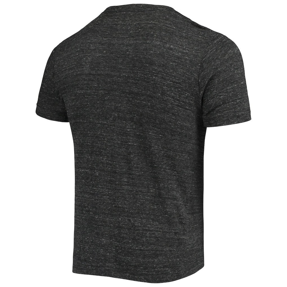 Las Vegas Raiders New Era Helmet Logo Tri-Blend T-Shirt - Black - NFL