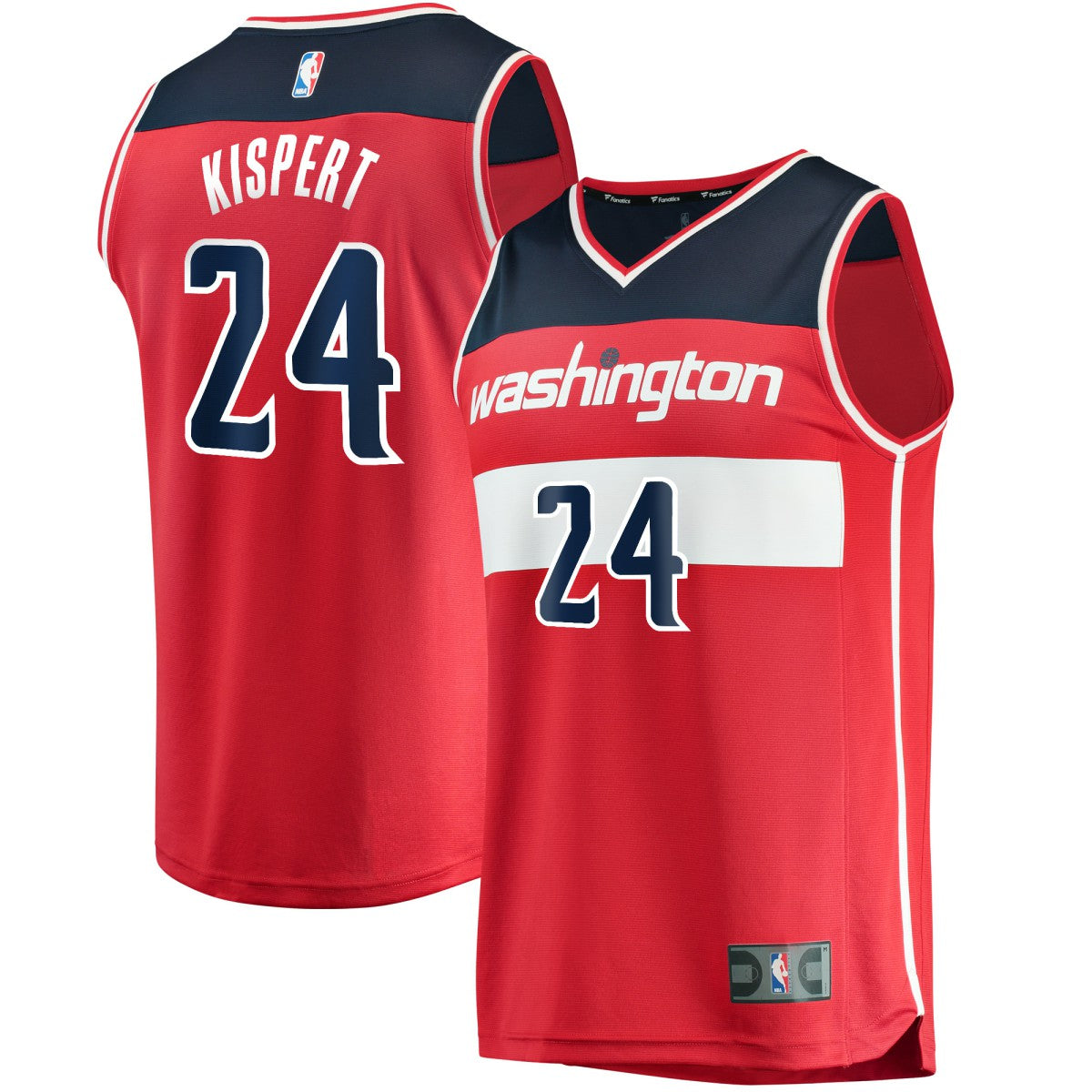 Fanatics Corey Kispert Washington Wizards Youth Fast Break Replica Jersey Red Icon Edition