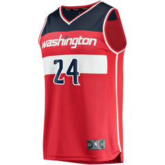 Fanatics Corey Kispert Washington Wizards Youth Fast Break Replica Jersey Red Icon Edition