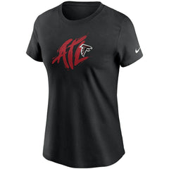 Atlanta Falcons Women's Hometown Collection T-Shirt - Black - Nike