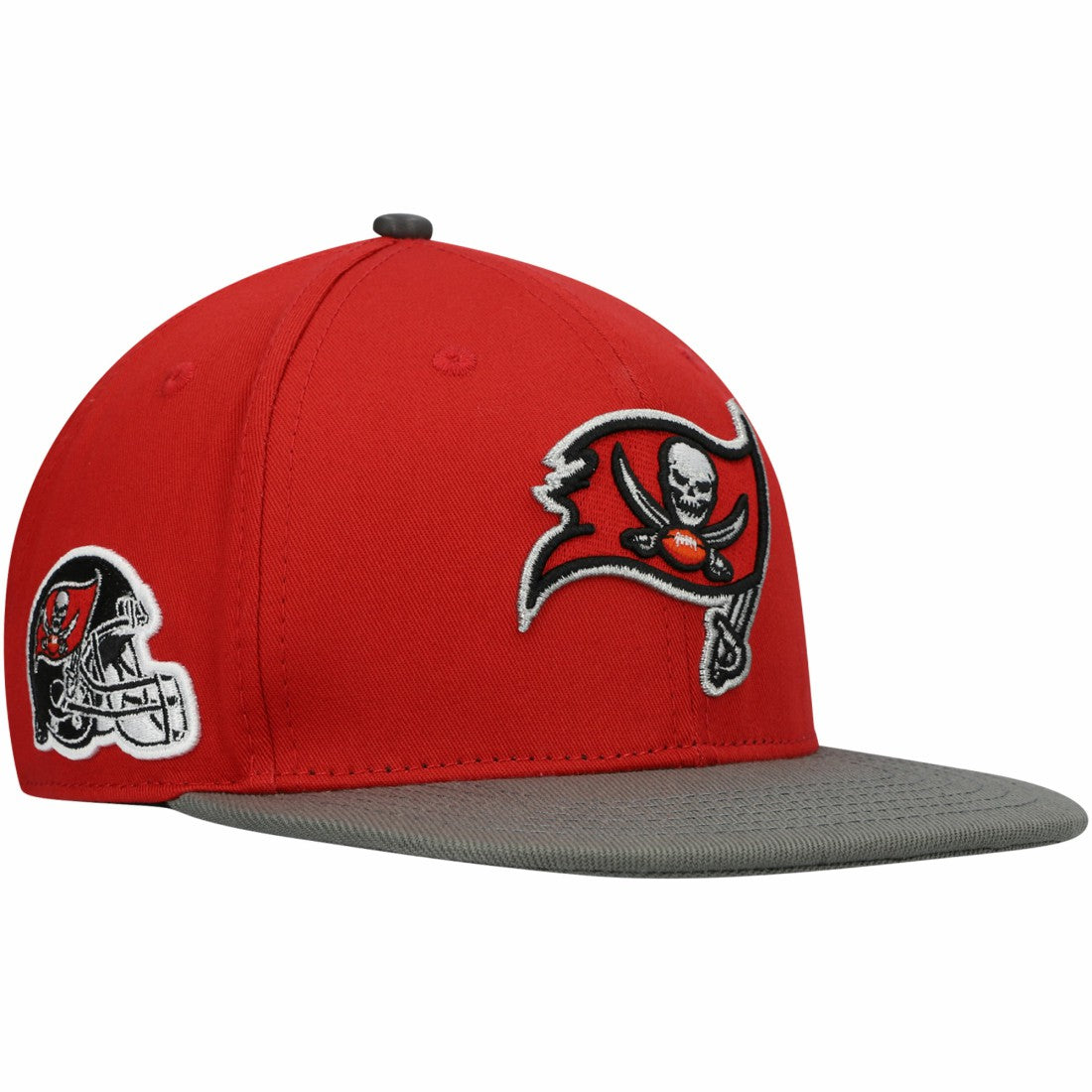 Tampa Bay Buccaneers Pro Standard 2Tone Snapback Hat - Red/Pewter - NFL