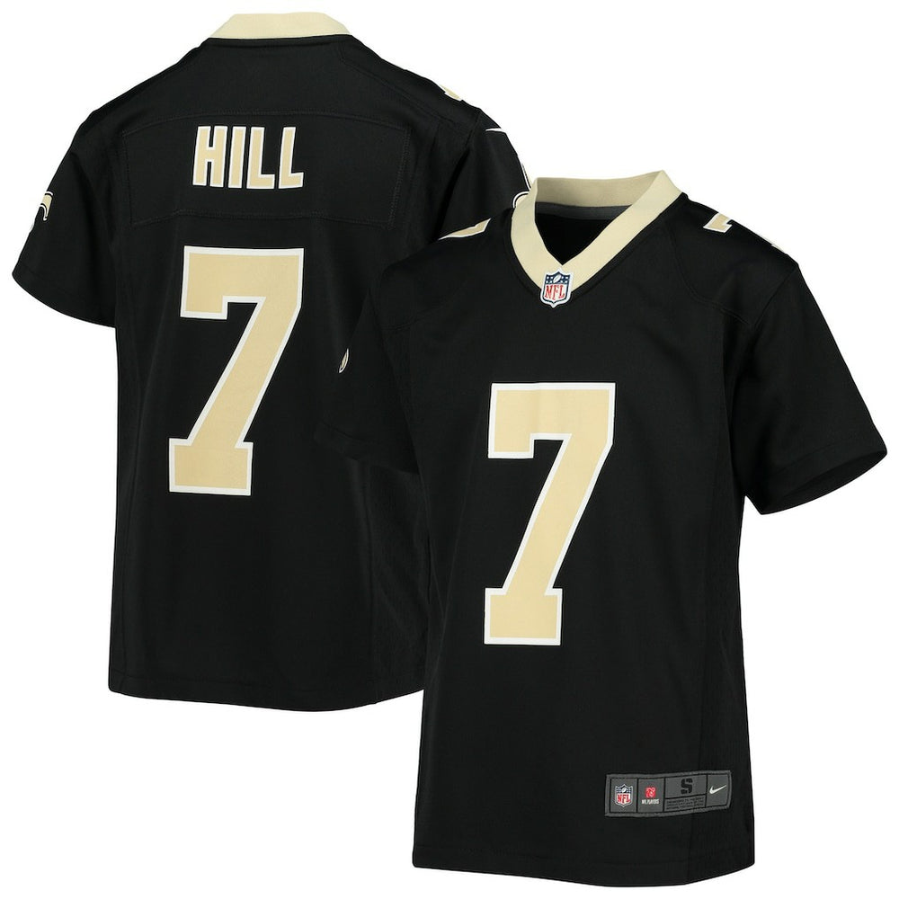 Taysom Hill New Orleans Saints Youth Game Jersey - Black - Nike