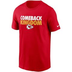 Kansas City Chiefs Hometown Collection Comeback T-Shirt - Red - Nike