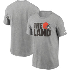 Cleveland Browns Hometown Collection The Land T-Shirt - Heathered Gray - Nike