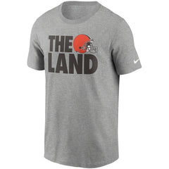 Cleveland Browns Hometown Collection The Land T-Shirt - Heathered Gray - Nike