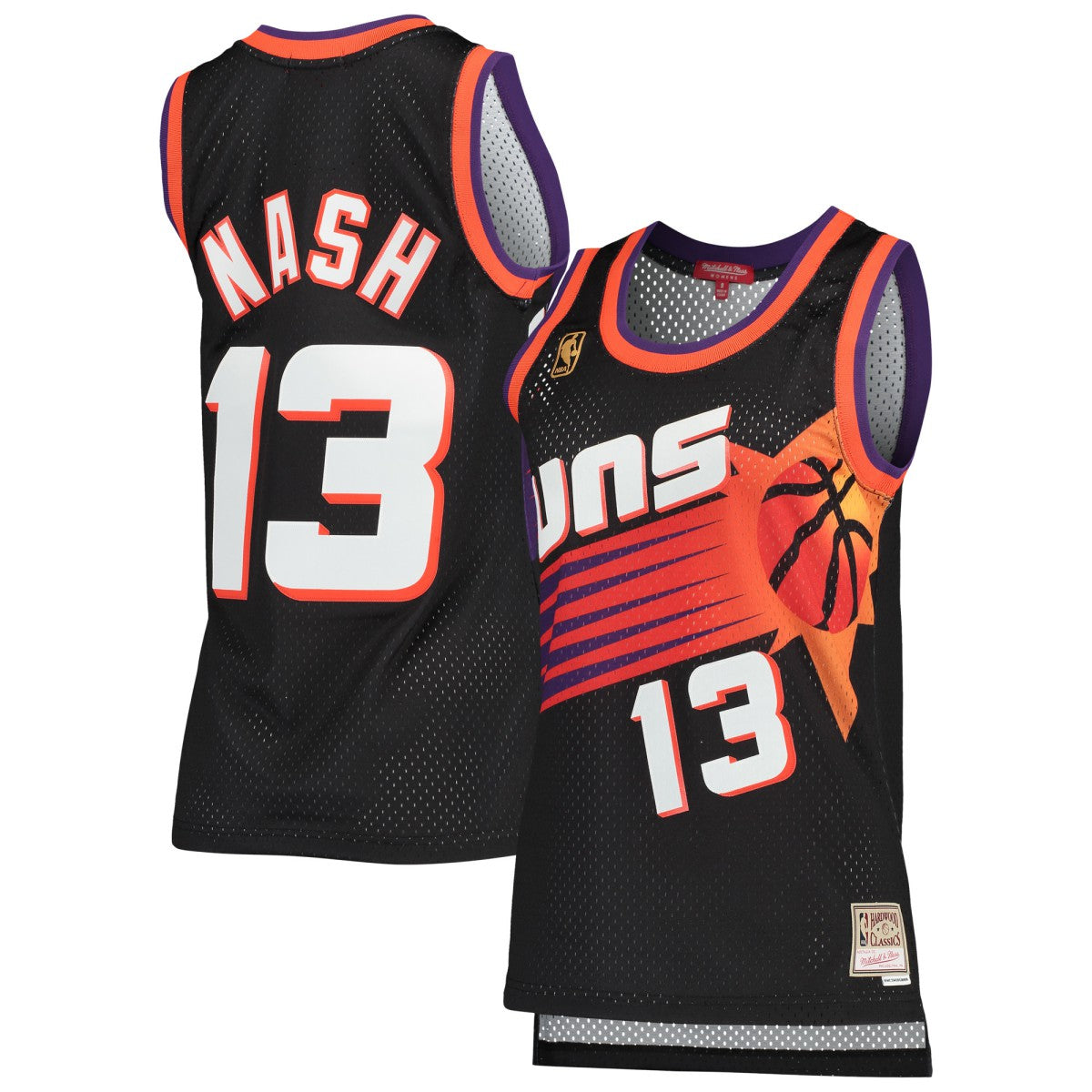 Mitchell & Ness Steve Nash Phoenix Suns Women's Hardwood Classics Swingman Jersey Black