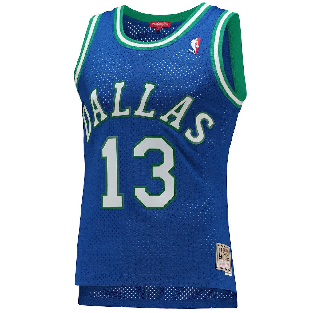 Mitchell & Ness Steve Nash Dallas Mavericks Women's 1998/99 Hardwood Classics Swingman Jersey Blue