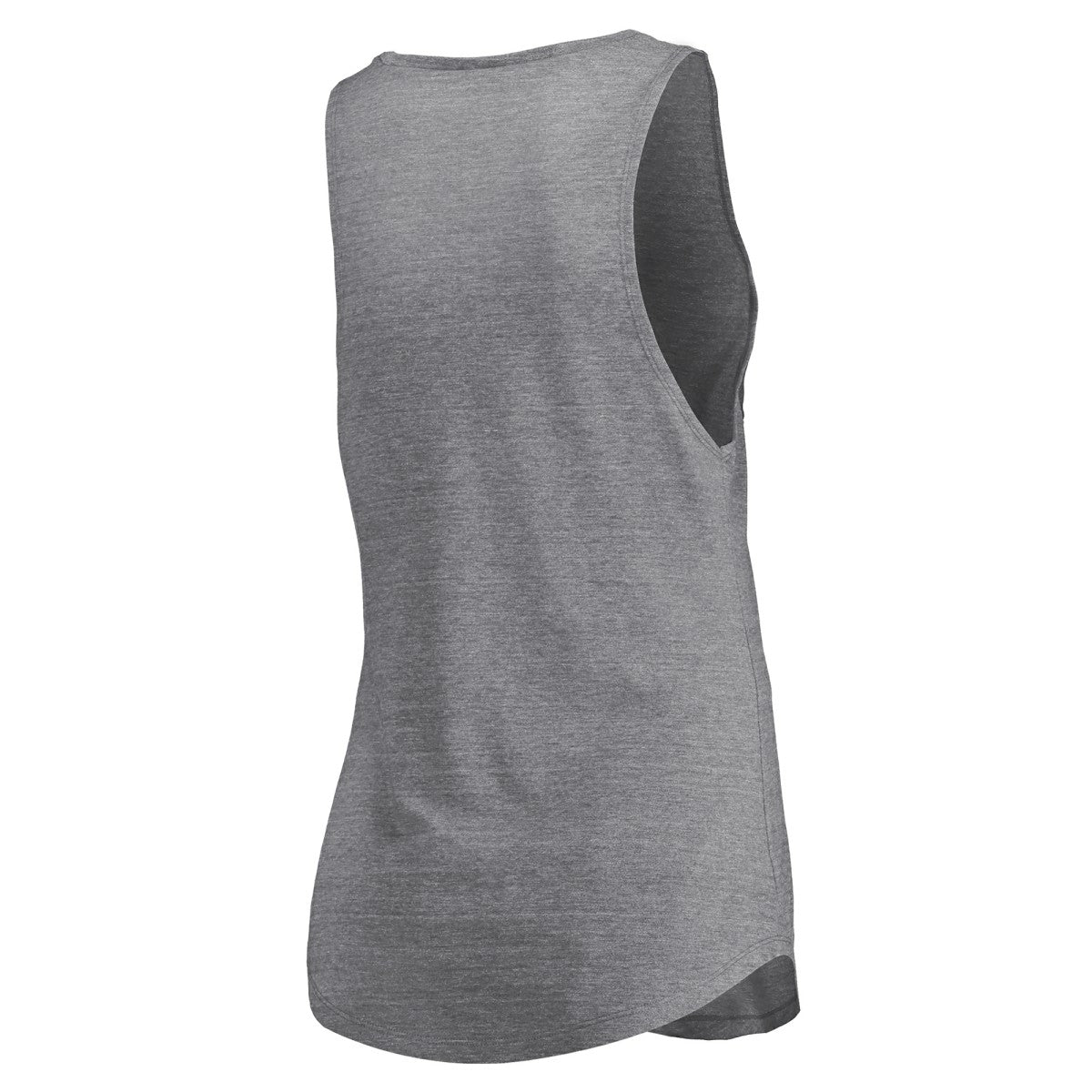 Fanatics Utah Jazz Women's Quality Time Open Scoop Neck Tri-Blend Tank Top Heathered Gray