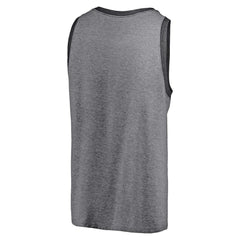 Cleveland Browns Famous Tri-Blend Tank Top - Heathered Gray/Heathered Charcoal - Fanatics