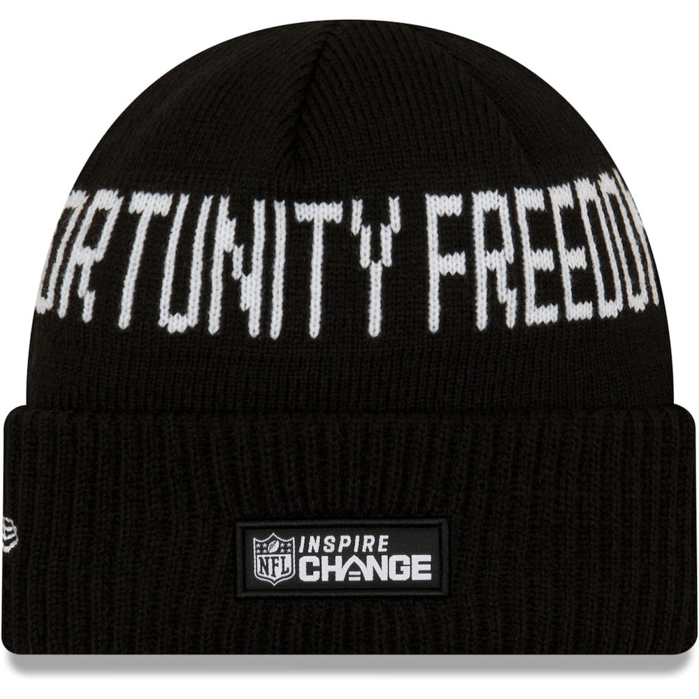 Cleveland Browns New Era Team Social Justice Cuffed Knit Hat - Black - NFL