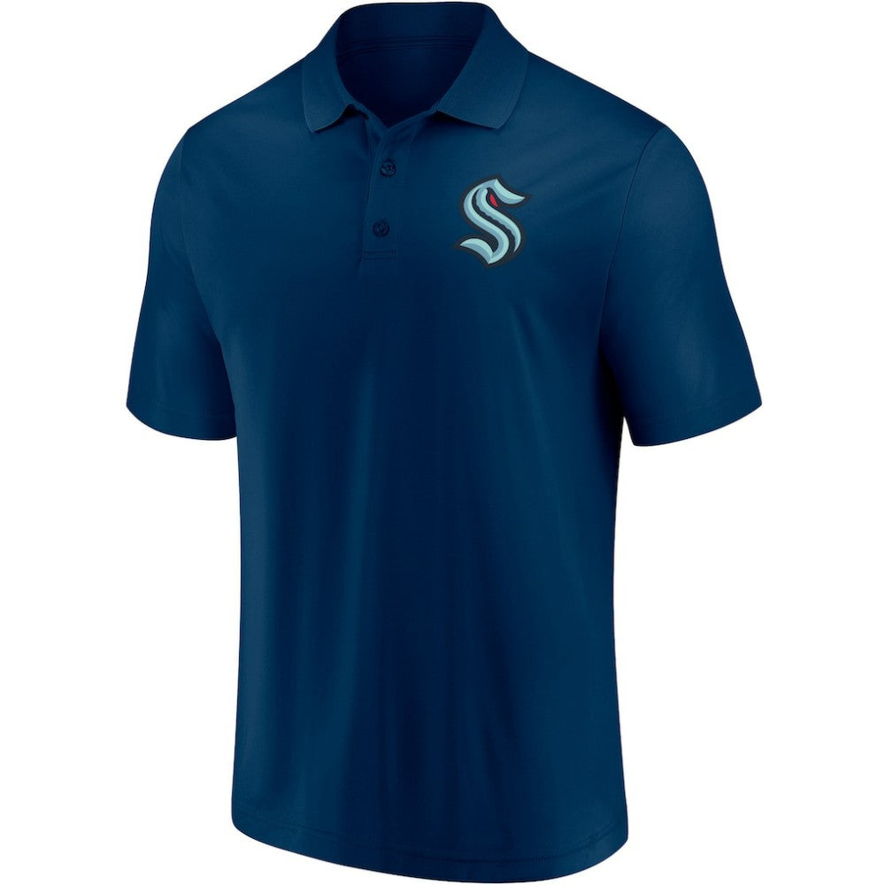 Seattle Kraken Fanatics Winning Streak Polo - Deep Sea Blue | Fanatics discount