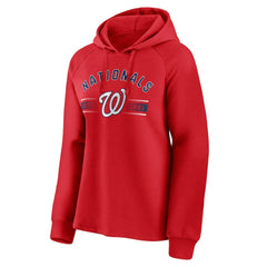 Washington Nationals Fanatics Women's Perfect Play Raglan Pullover Hoodie Discount