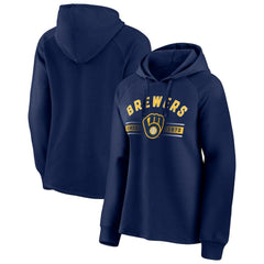 Milwaukee Brewers Fanatics Women's Perfect Play Raglan Pullover Hoodie Online