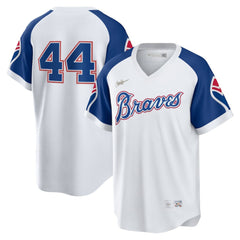 Hank Aaron Atlanta Braves Nike Home Cooperstown Collection Player Jersey Outlet