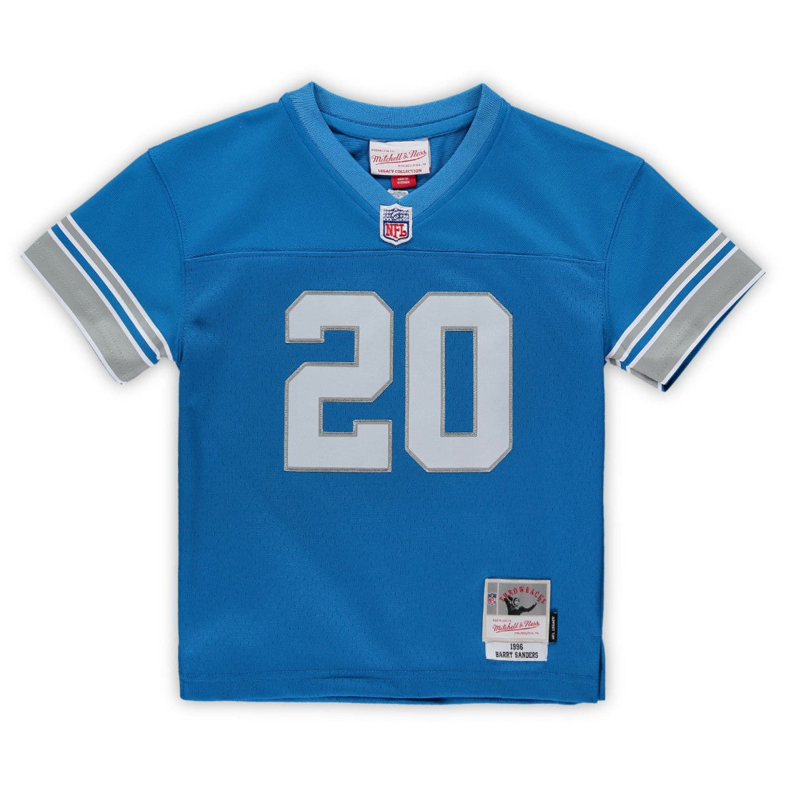 Barry Sanders Detroit Lions Male Preschool 1996 Retired Legacy Jersey - Blue - Mitchell & Ness