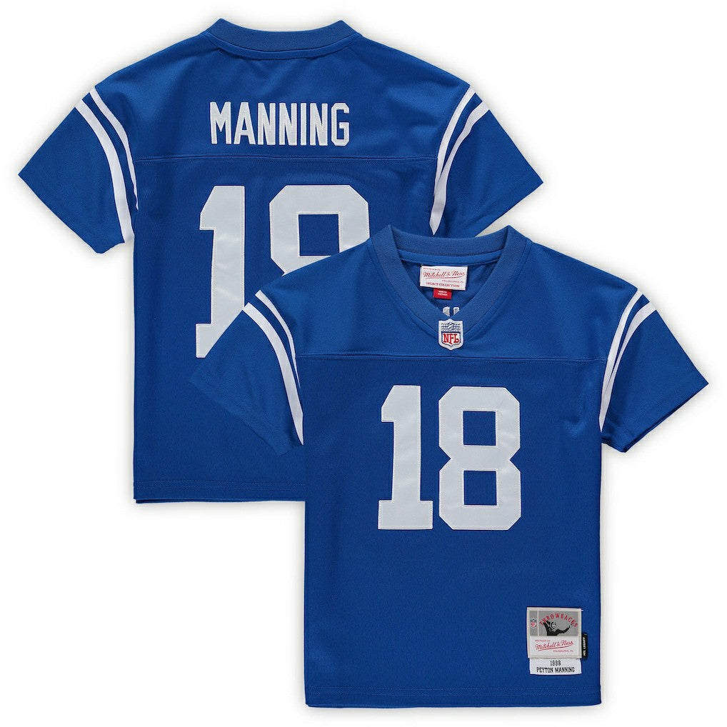Peyton Manning Indianapolis Colts Male Preschool Retired Legacy Jersey - Royal - Mitchell & Ness