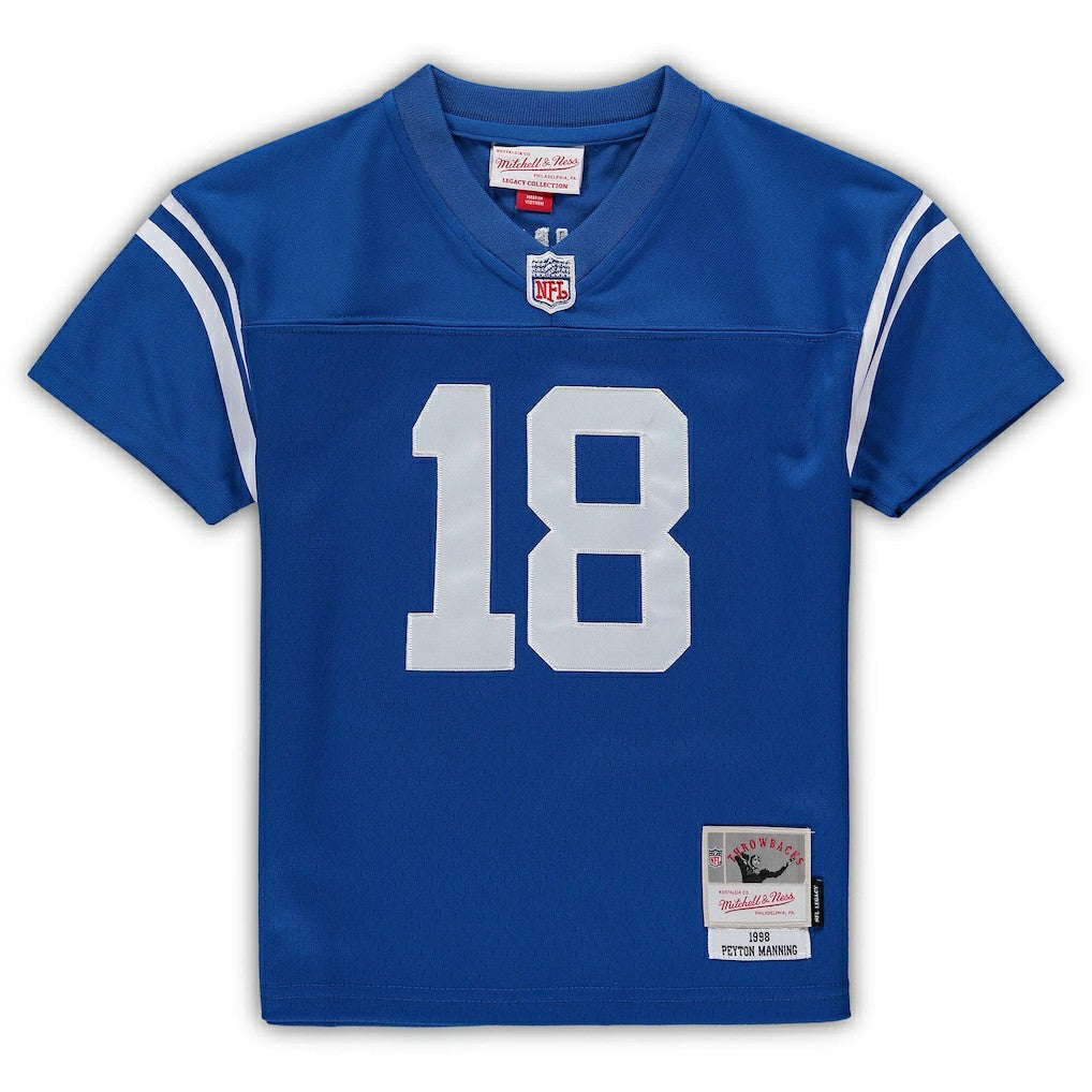 Peyton Manning Indianapolis Colts Male Preschool Retired Legacy Jersey - Royal - Mitchell & Ness