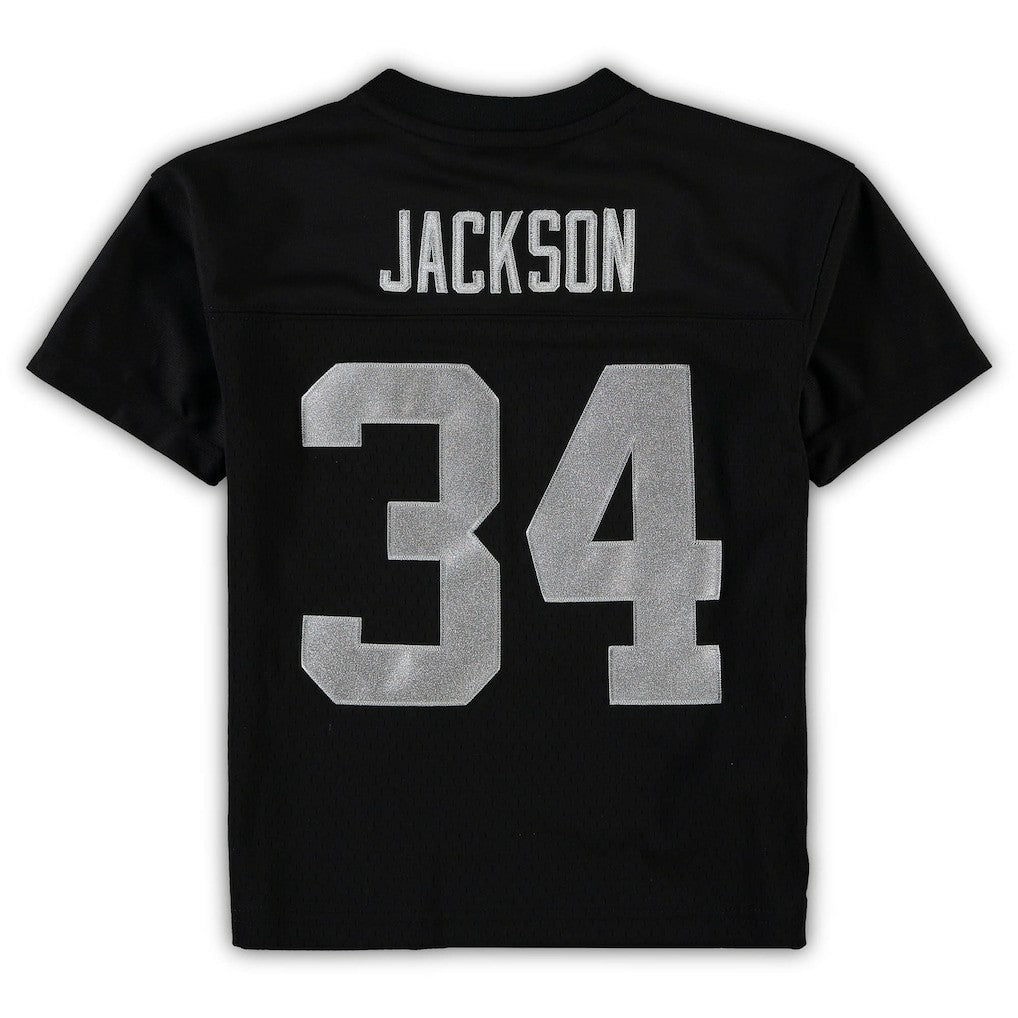 Bo Jackson Las Vegas Raiders Preschool 1988 Retired Player Legacy Jersey - Black - Mitchell & Ness