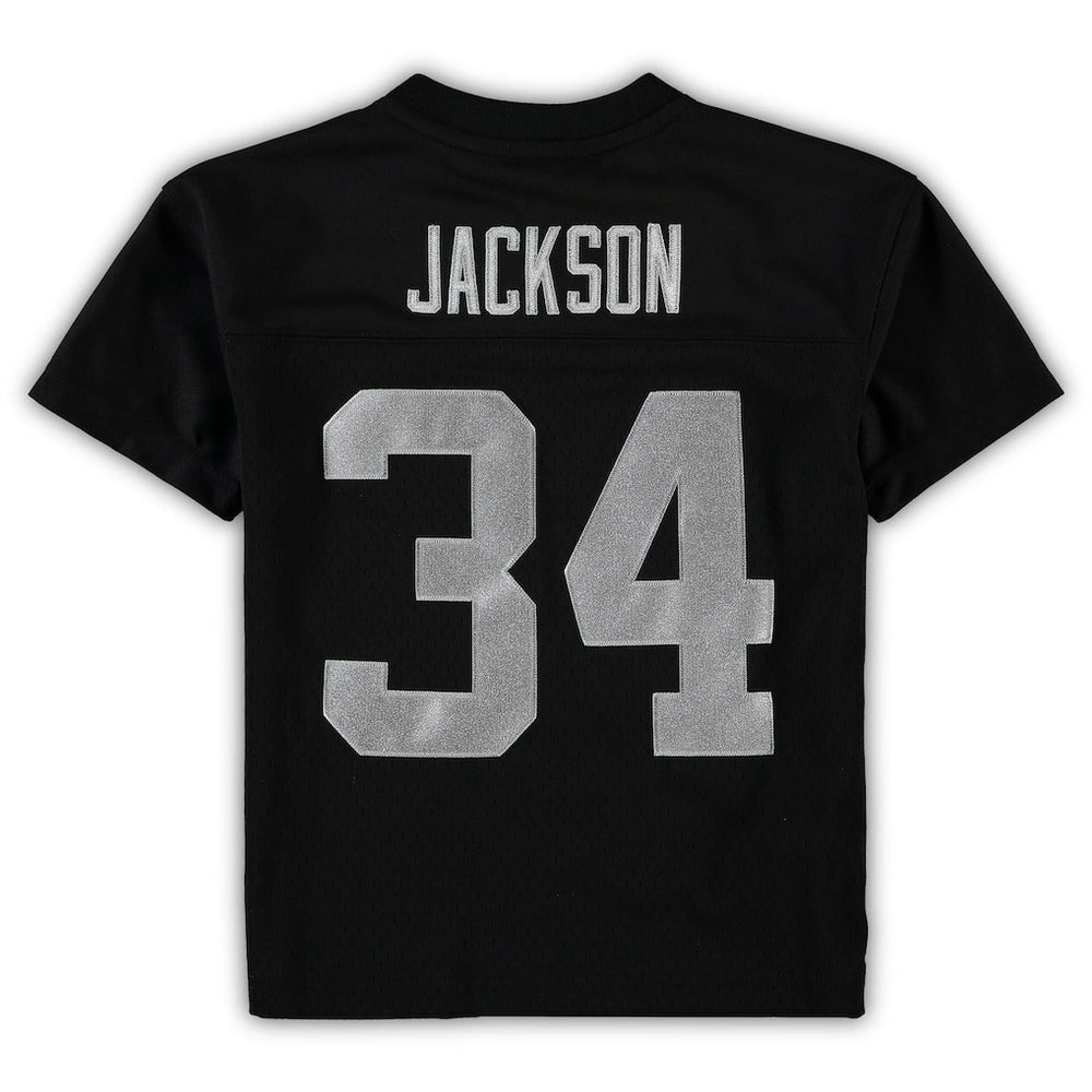 Bo Jackson Las Vegas Raiders Preschool 1988 Retired Player Legacy Jersey - Black - Mitchell & Ness