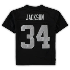 Bo Jackson Las Vegas Raiders Preschool 1988 Retired Player Legacy Jersey - Black - Mitchell & Ness