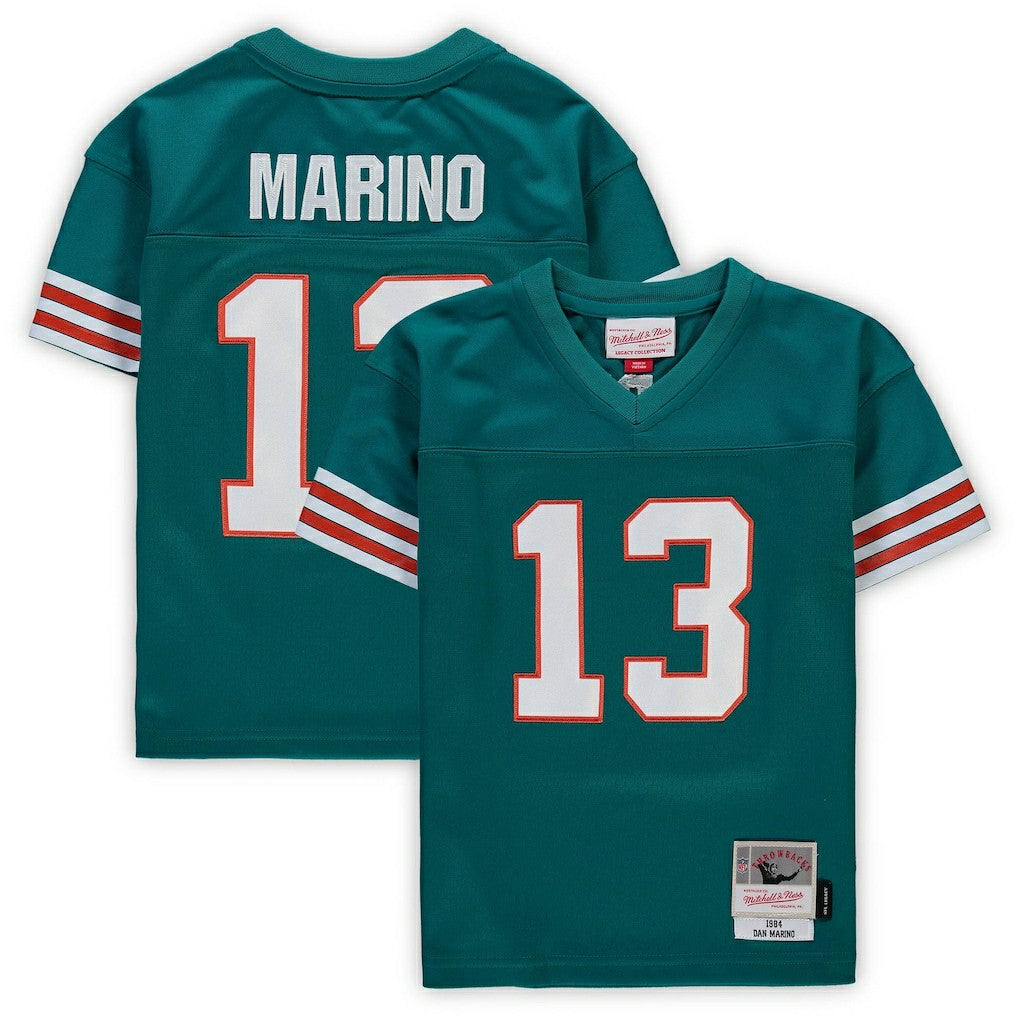 Dan Marino Miami Dolphins Male Preschool 1984 Retired Legacy Jersey - Aqua - Mitchell & Ness