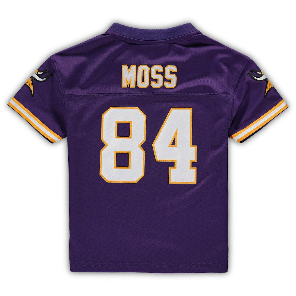 Randy Moss Minnesota Vikings Male Preschool 1998 Retired Legacy Jersey - Purple - Mitchell & Ness