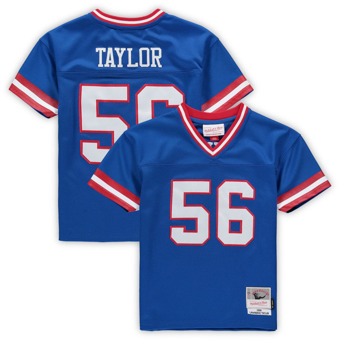 Lawrence Taylor New York Giants Male Preschool Retired Legacy Jersey - Royal - Mitchell & Ness