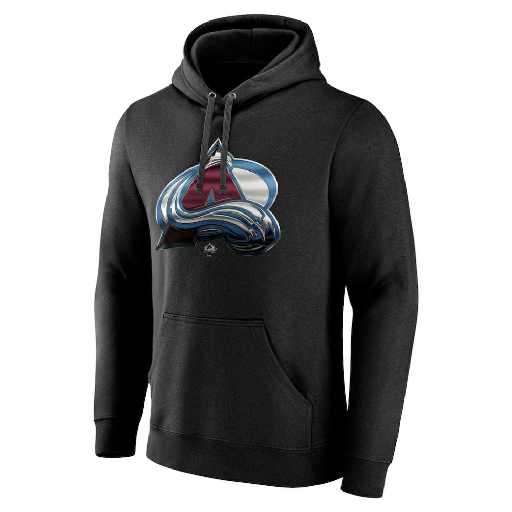 Colorado Avalanche Personalized Midnight Mascot Logo Pullover Hoodie - Black | NHL Lifestyle