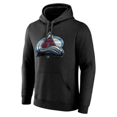 Colorado Avalanche Personalized Midnight Mascot Logo Pullover Hoodie - Black | NHL Lifestyle