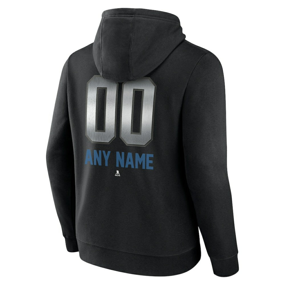 Colorado Avalanche Personalized Midnight Mascot Logo Pullover Hoodie - Black | NHL Lifestyle