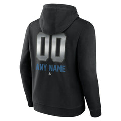 Colorado Avalanche Personalized Midnight Mascot Logo Pullover Hoodie - Black | NHL Lifestyle
