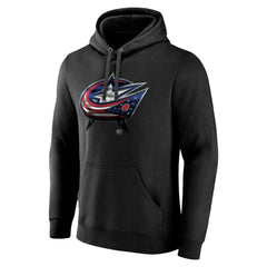 Columbus Blue Jackets Personalized Midnight Mascot Logo Pullover Hoodie - Black | NHL sale