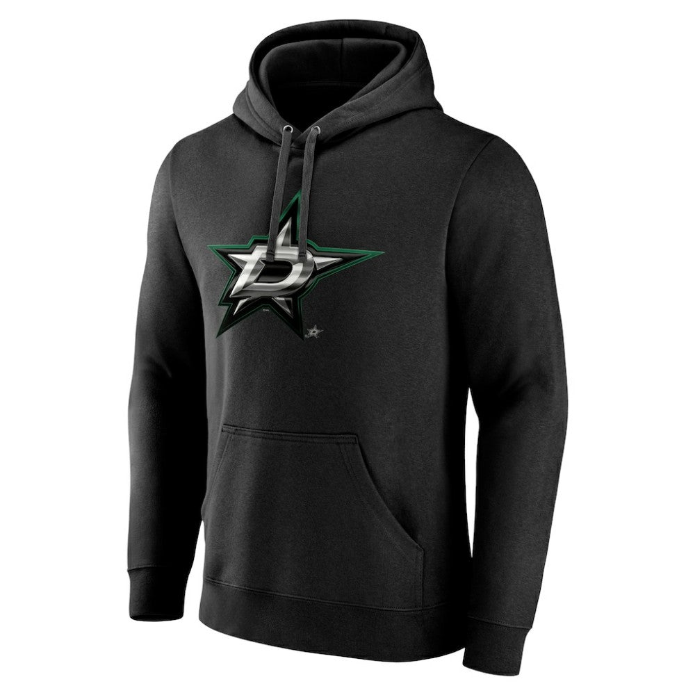 Dallas Stars Personalized Midnight Mascot Logo Pullover Hoodie - Black | NHL online