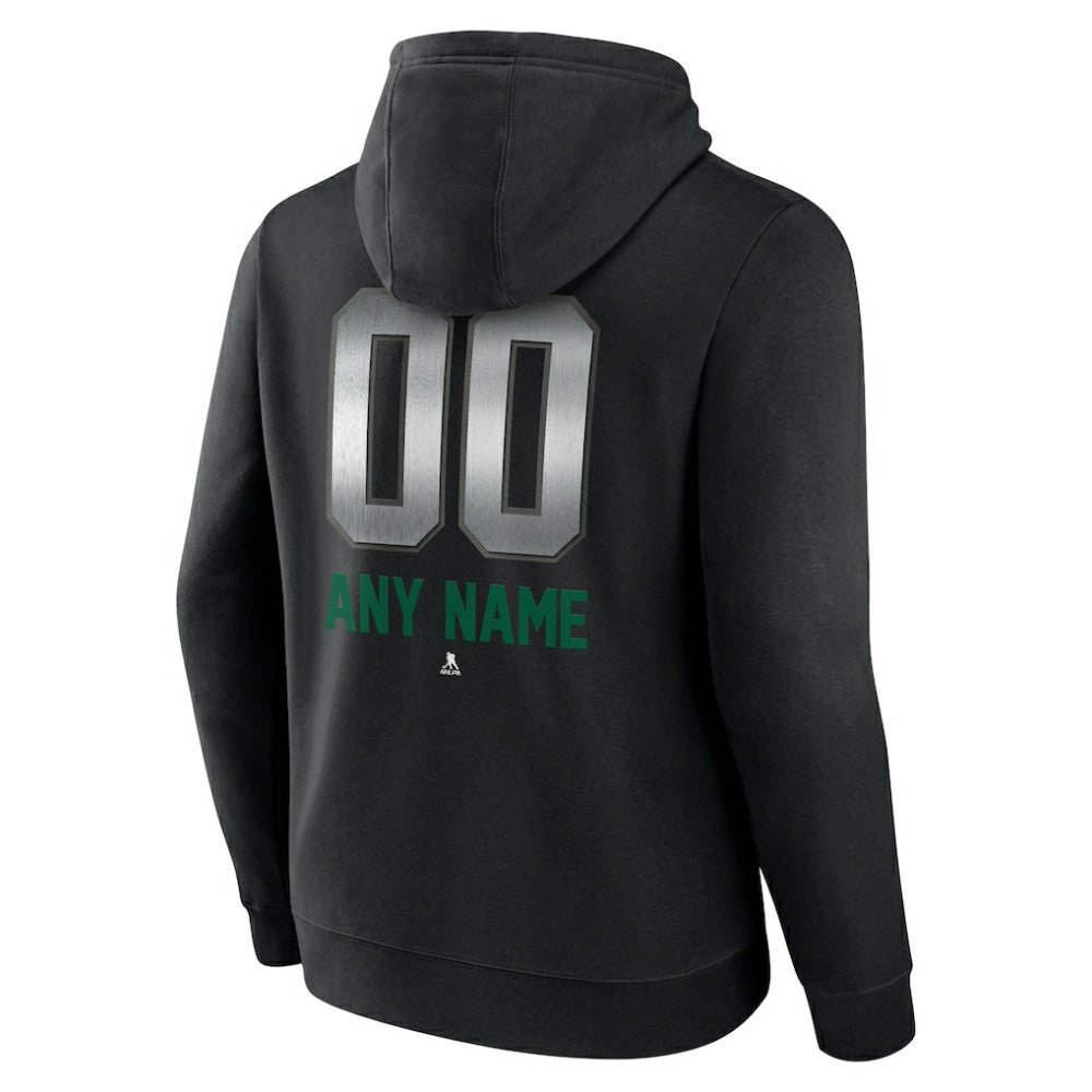 Dallas Stars Personalized Midnight Mascot Logo Pullover Hoodie - Black | NHL online