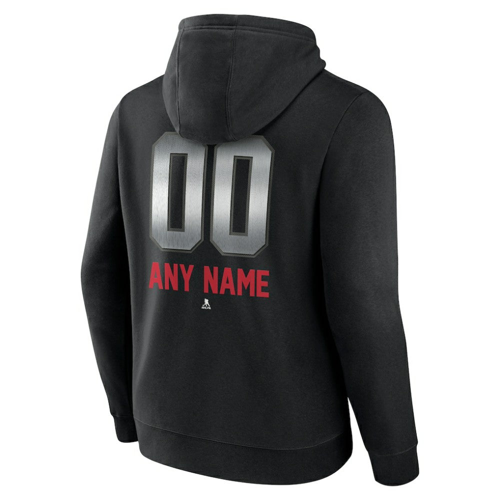 Florida Panthers Personalized Midnight Mascot Logo Pullover Hoodie - Black | NHL Clearance