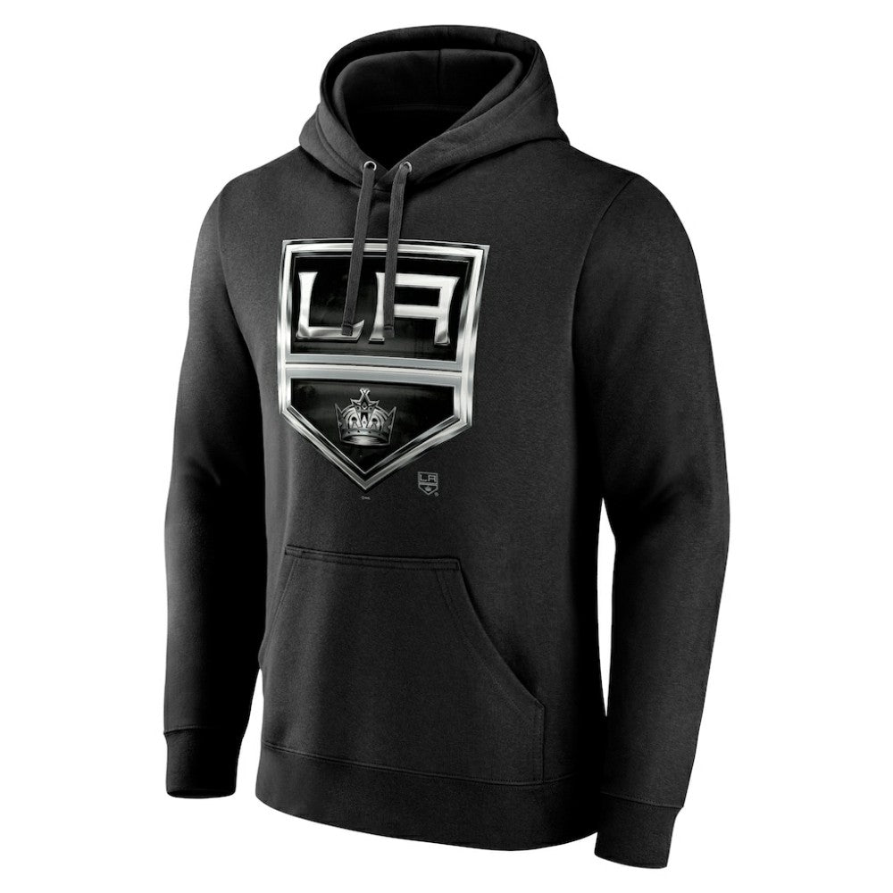 Los Angeles Kings Personalized Midnight Mascot Logo Pullover Hoodie - Black | NHL online