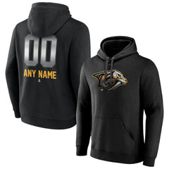 Nashville Predators Personalized Midnight Mascot Logo Pullover Hoodie - Black | NHL on sale