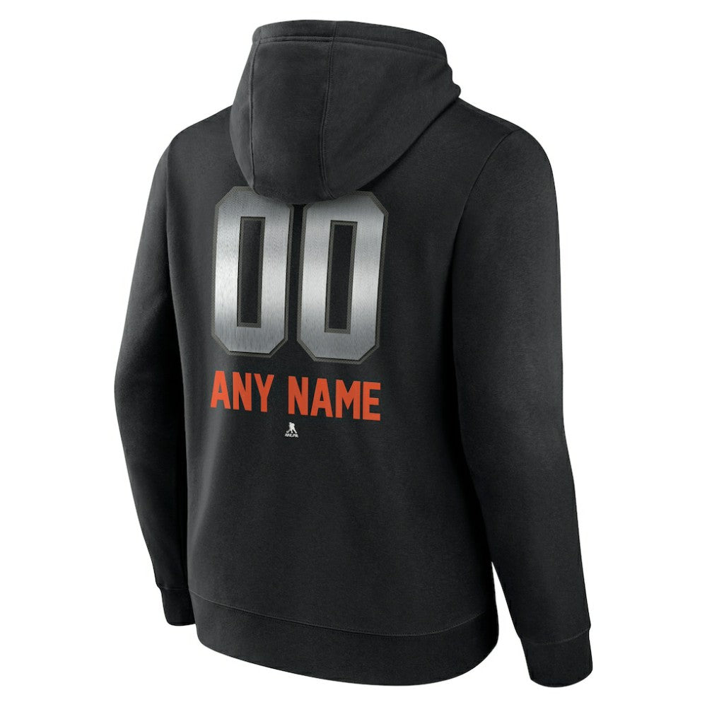 New York Islanders Personalized Midnight Mascot Logo Pullover Hoodie - Black | NHL online