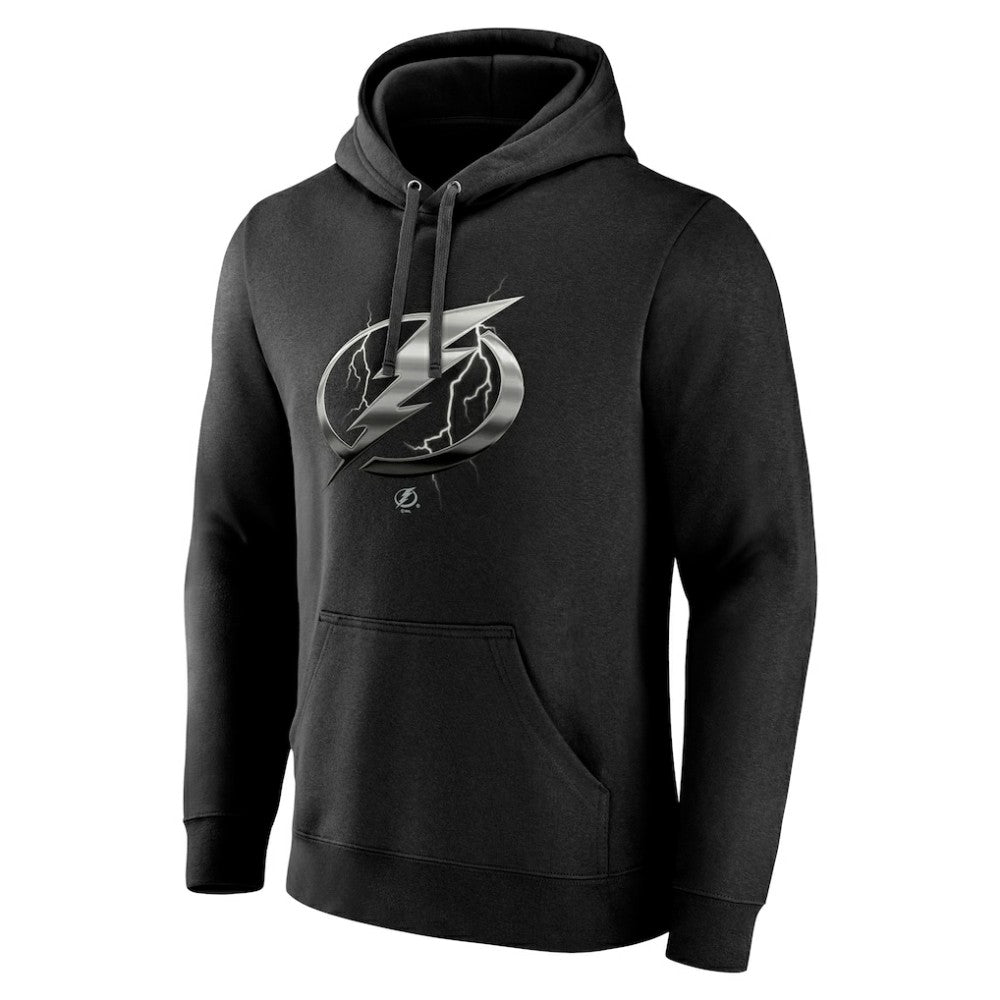 Tampa Bay Lightning Personalized Midnight Mascot Logo Pullover Hoodie - Black | NHL online