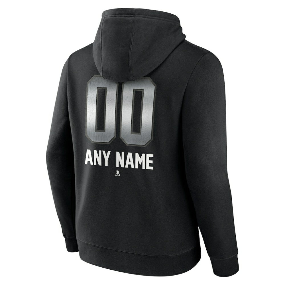Toronto Maple Leafs Personalized Midnight Mascot Logo Pullover Hoodie - Black | NHL Lifestyle