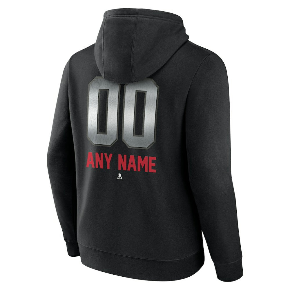 Washington Capitals Personalized Midnight Mascot Logo Pullover Hoodie - Black | NHL discount