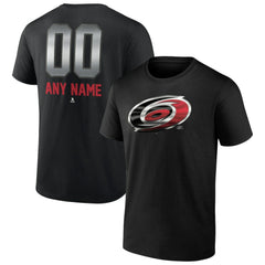 Carolina Hurricanes Personalized Midnight Mascot Logo T-Shirt - Black | NHL near me