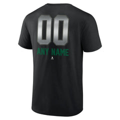 Dallas Stars Personalized Midnight Mascot Logo T-Shirt - Black | NHL discount
